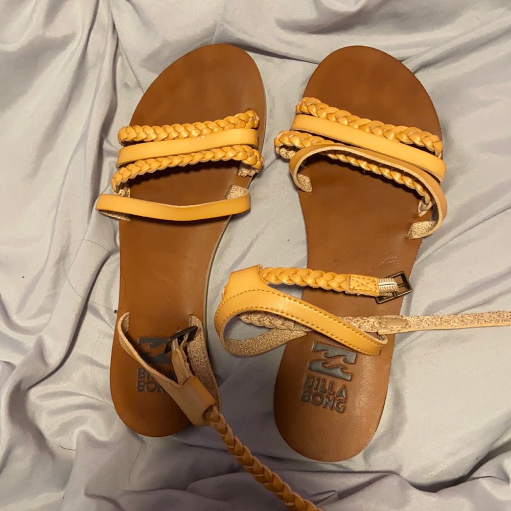 Tan summer sandals